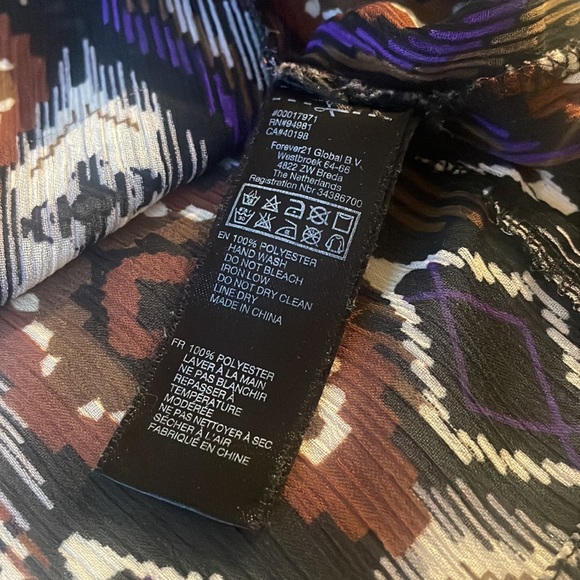 Sheer Tribal Print Top from Forever 21 - Picture 7 of 9